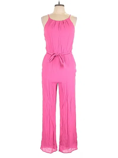 Pre-owned Tacera Jumpsuit In Pink