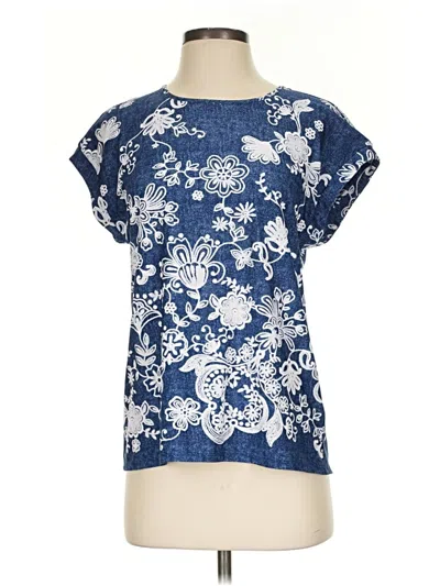 Pre-owned Tacera Short Sleeve T-shirt In Blue