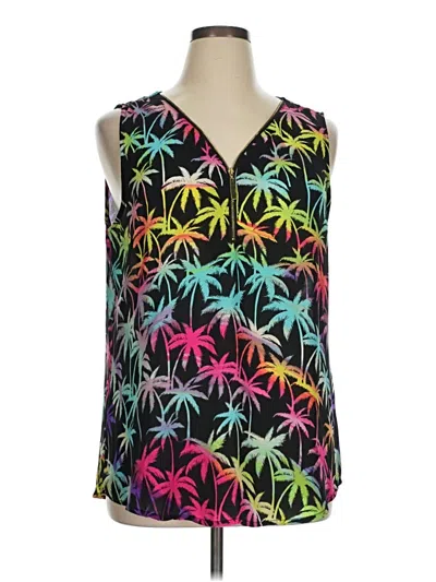 Pre-owned Tacera Sleeveless Blouse In Black