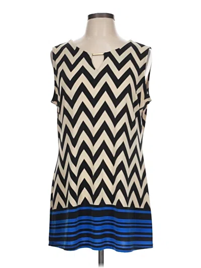 Pre-owned Tacera Sleeveless Blouse In Blue