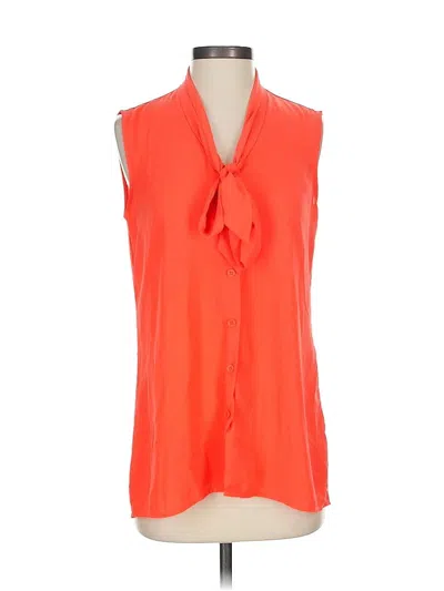 Pre-owned Tacera Sleeveless Blouse In Orange