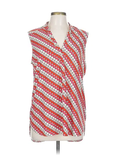 Pre-owned Tacera Sleeveless Blouse In Red