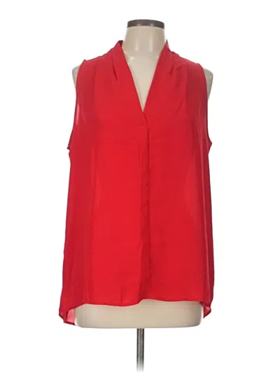 Pre-owned Tacera Sleeveless Blouse In Red