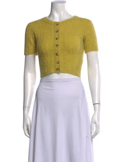 Pre-owned Tach Clothing Crew Neck Sweater In Yellow