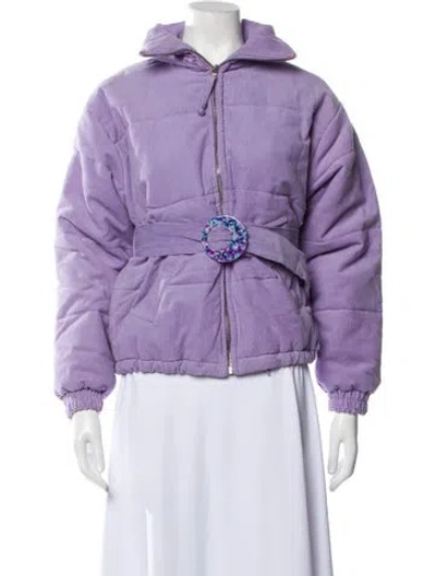 Pre-owned Tach Clothing Jacket In Purple