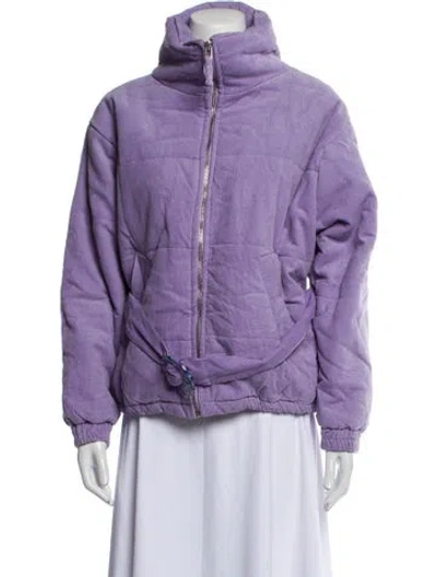 Pre-owned Tach Clothing Jacket In Purple