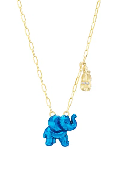 Tacit 14k Yellow Gold Baby El Dreams About A Bottle Necklace