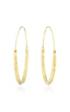 Tacit 14k Yellow Gold Balloon Hoops