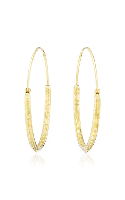 Tacit 14k Yellow Gold Balloon Hoops