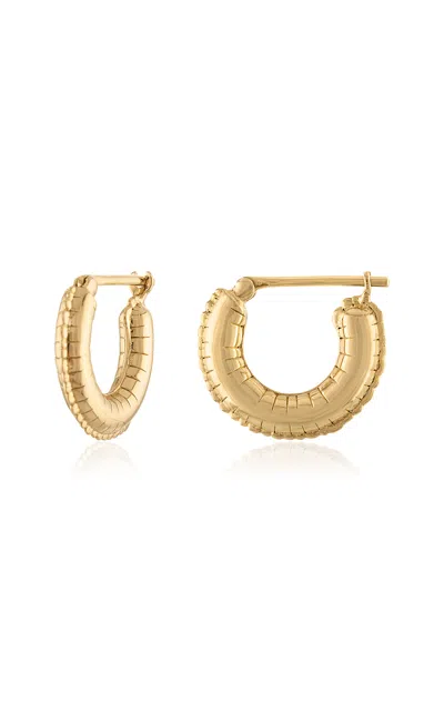 Tacit 14k Yellow Gold Balloon Huggies