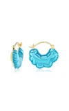 Tacit 14k Yellow Gold Cloud Hoops