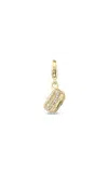 Tacit 14k Yellow Gold Diamond Mini Hotdog Charm