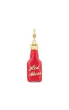 Tacit 14k Yellow Gold Hot Sauce Pendant In Pink