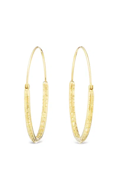 Tacit 14k Yellow Gold Large Balloon Hoops