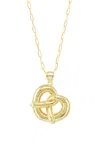 Tacit 14k Yellow Gold Nyc Street Pretzel Necklace