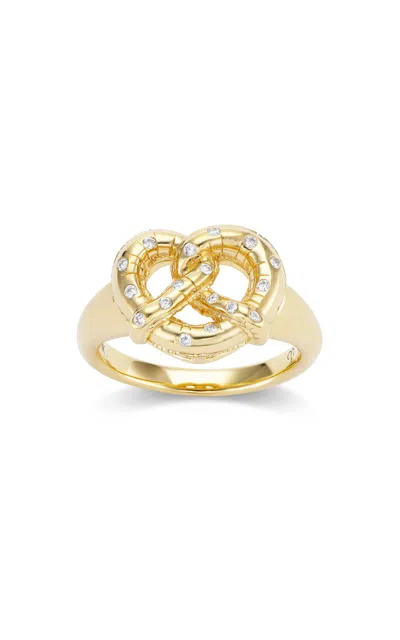 Tacit 14k Yellow Gold Nyc Street Pretzel Pinky Ring