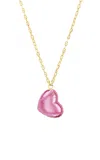 Tacit Sterling Silver Small Heart Ballloon Necklace