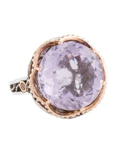 Pre-owned Tacori 10.82ctw Amethyst Blushing Cocktail Ring In Multi