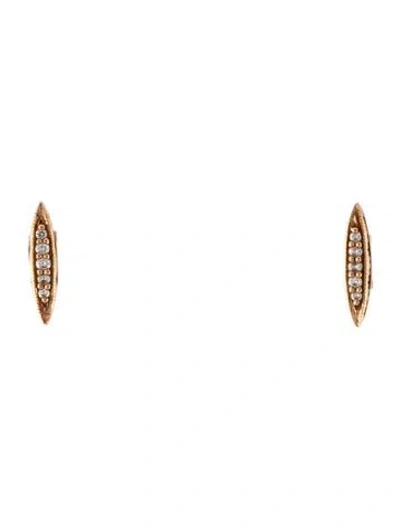 Pre-owned Tacori 18k Diamond Stud Earrings In Multicolor