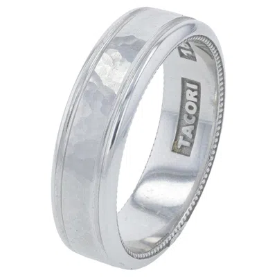 Pre-owned Tacori 18k Wg  6mm Wedding Band In Multiple