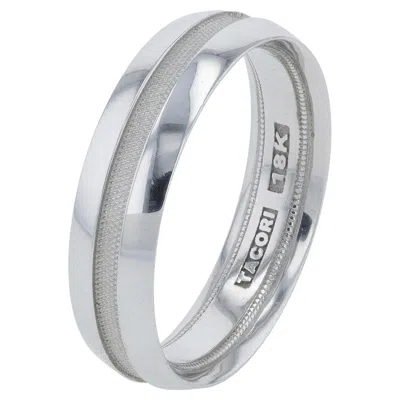 Pre-owned Tacori 18k Wg  6mm Wedding Band In Multiple
