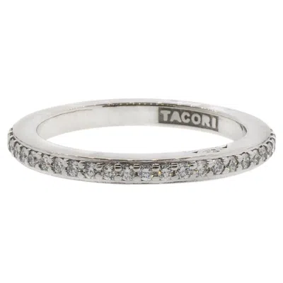 Pre-owned Tacori 18k White Gold Diamond Eternity Band