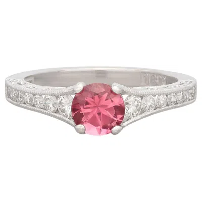 Pre-owned Tacori 18kt Tourmaline & Diamond Ring By  In Multi