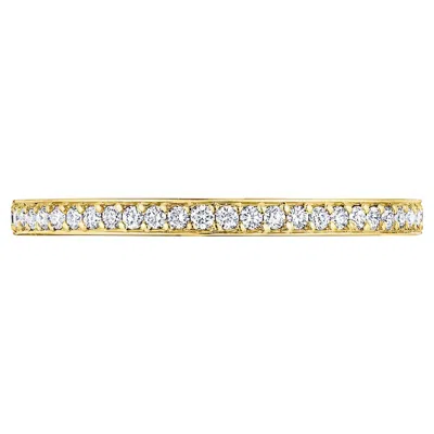 Pre-owned Tacori 2630 Dantela Band In 18k Yellow Gold With Diamonds 0.27 Carats