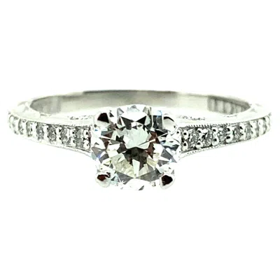 Pre-owned Tacori Diamond Engagement Ring In 18 Karat Gold In Multi