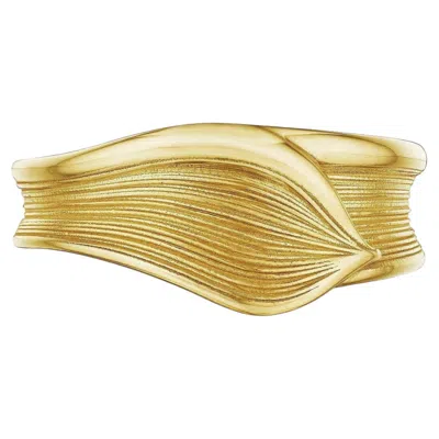 Pre-owned Tacori Fr908fy Dahlia Petal Hand Engraved Ring In 14k Yellow Gold