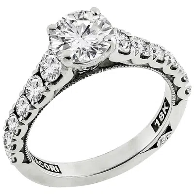 Pre-owned Tacori Gia 1.04 Carat Diamond Gold Engagement Ring In Multi