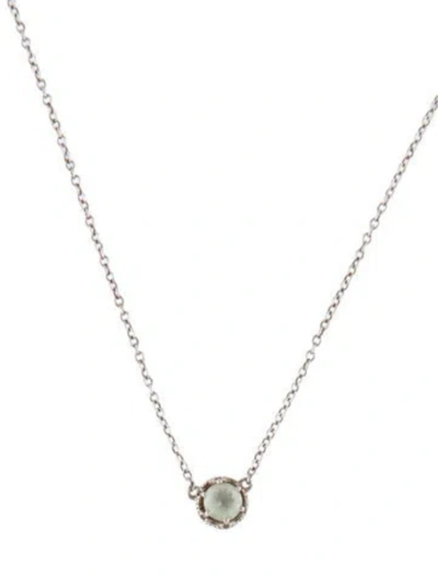 Pre-owned Tacori Prasiolite Pendant Necklace, 17" In Multi