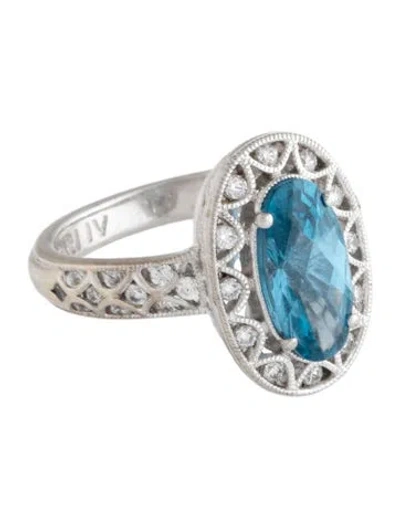 Pre-owned Tacori Synthetic Spinel & Cubic Zirconia Cocktail Ring In Multi
