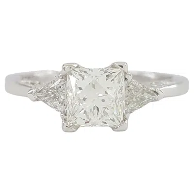 Pre-owned Tacori The Leo Diamond Princess Diamond Engagement Ring In Multi