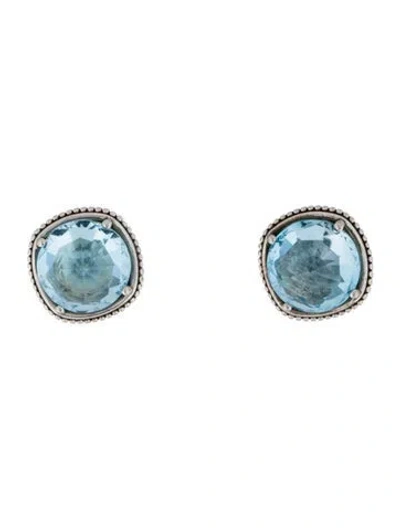 Pre-owned Tacori Topaz Stud Earrings In Multi