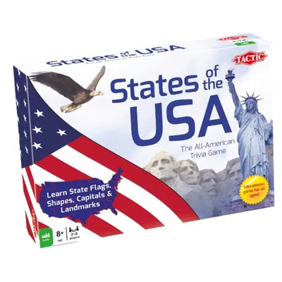 Tactic Toys States Of The Usa Trivia - Ages 8 And Up