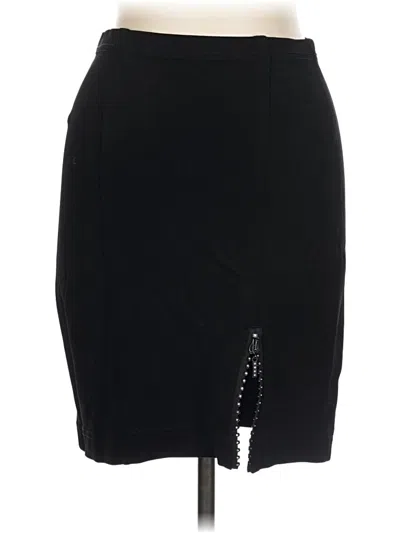 Pre-owned Tadashi Casual Skirt In Black