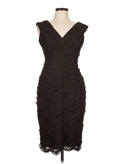 Pre-owned Tadashi Cocktail Dress In Brown