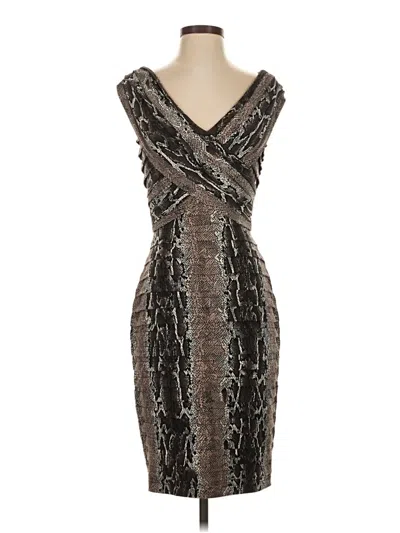Pre-owned Tadashi Cocktail Dress In Gray