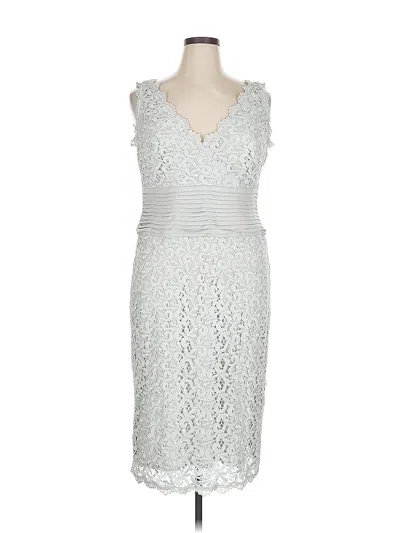 Pre-owned Tadashi Cocktail Dress In Silver