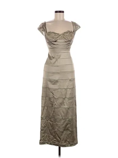 Pre-owned Tadashi Cocktail Dress In Silver