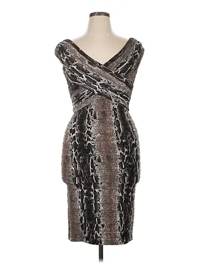 Pre-owned Tadashi Cocktail Dress In Silver
