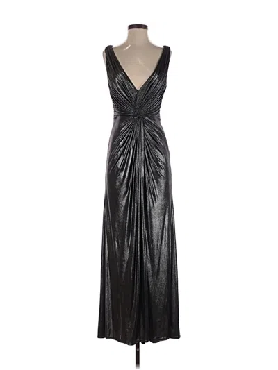 Pre-owned Tadashi Cocktail Dress In Silver