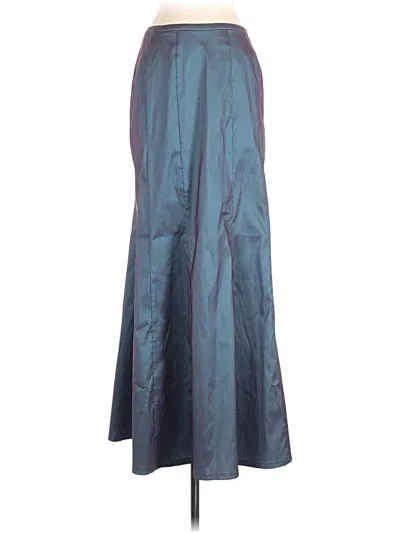 Pre-owned Tadashi Formal Skirt In Blue