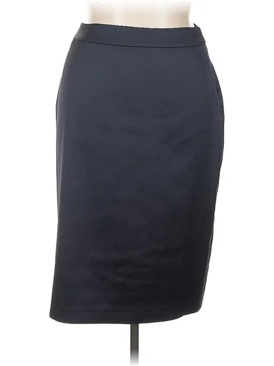 Pre-owned Tadashi Formal Skirt In Gray