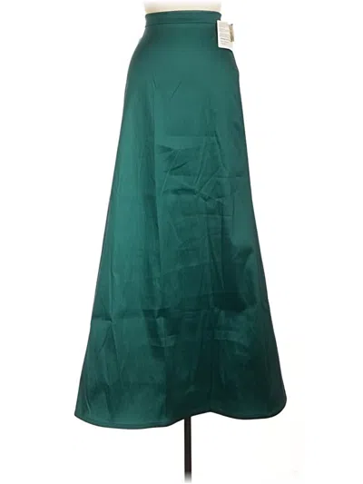 Pre-owned Tadashi Formal Skirt In Green