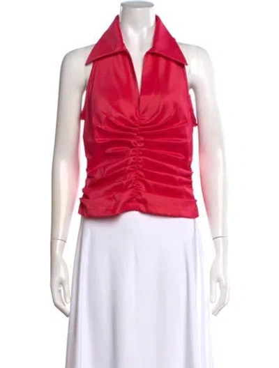 Pre-owned Tadashi Halterneck Sleeveless Top W/ Tags In Multi
