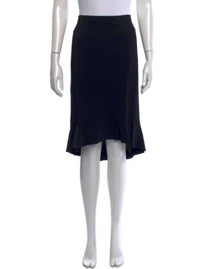 Pre-owned Tadashi Knee-length Skirt In Black