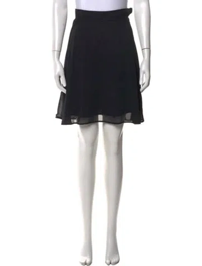 Pre-owned Tadashi Mini Skirt In Black