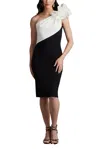 Tadashi Shoji Aria One-shoulder Ruffle Gown